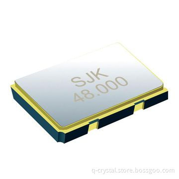 SMD Crystal Oscillator/Clock Crystal Oscillator, 1.554 to 150MHz Frequency Range